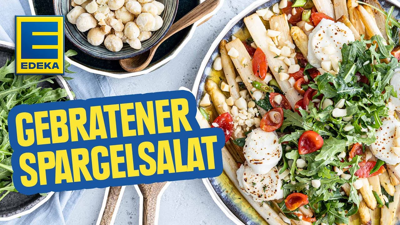 YouTube Platzhalterbild für ein Video mit dem Titel 'Gebratenes Spargelsalat Rezept | Foodporn'.