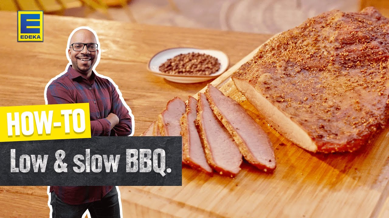YouTube Platzhalterbild für ein Video mit dem Titel 'Niedrigtemperaturgaren auf dem Gasgrill'.