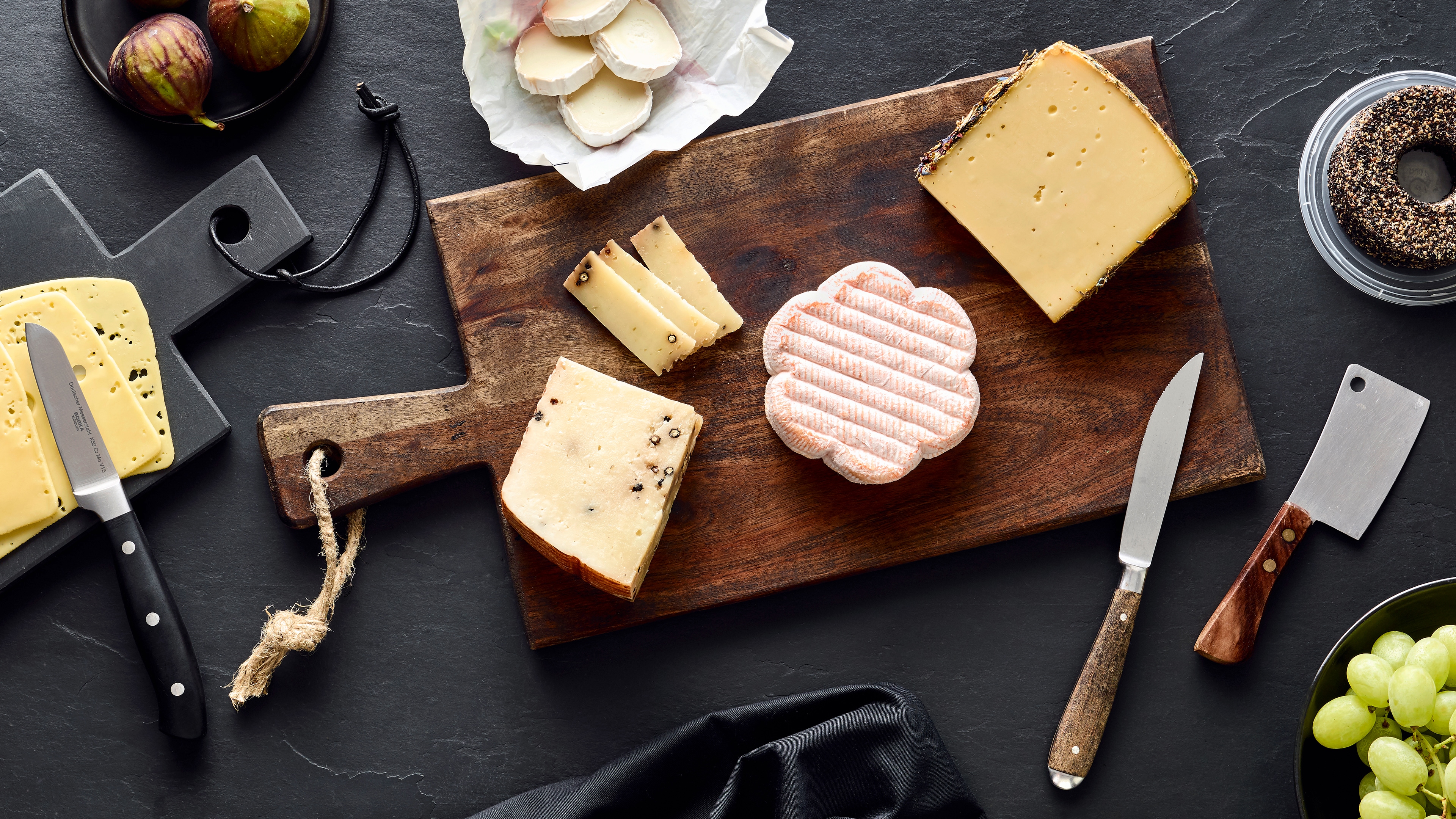 Käseplatten zusammenstellen