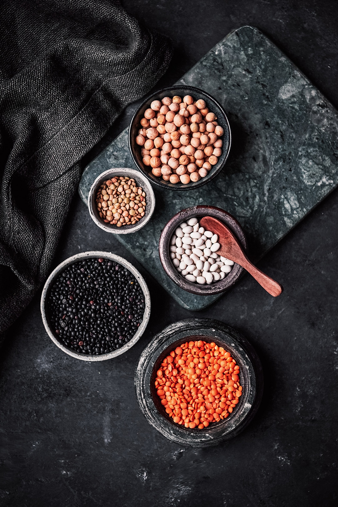 Eiweiß-Alternativen für die vegane Ernährung: Hülsenfrüchte.