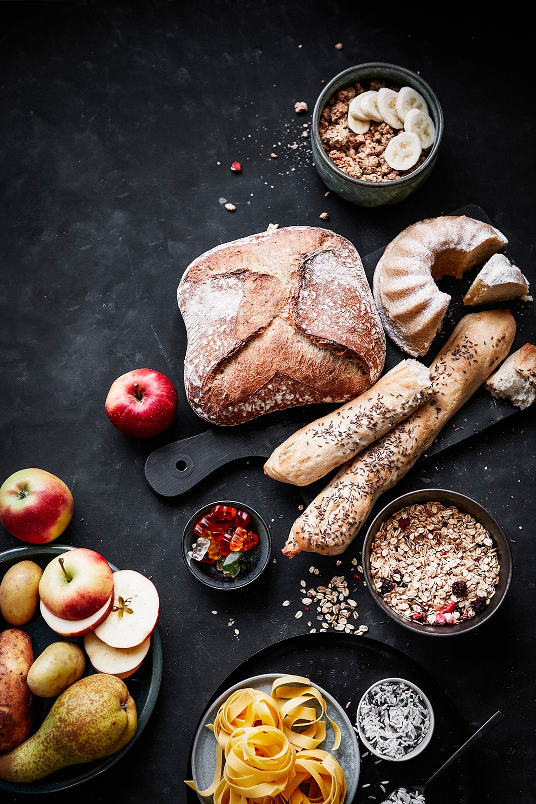Diese Lebensmittel sind reich an Kohlenhydraten und passen daher nicht zur Low Carb Ernährung. 