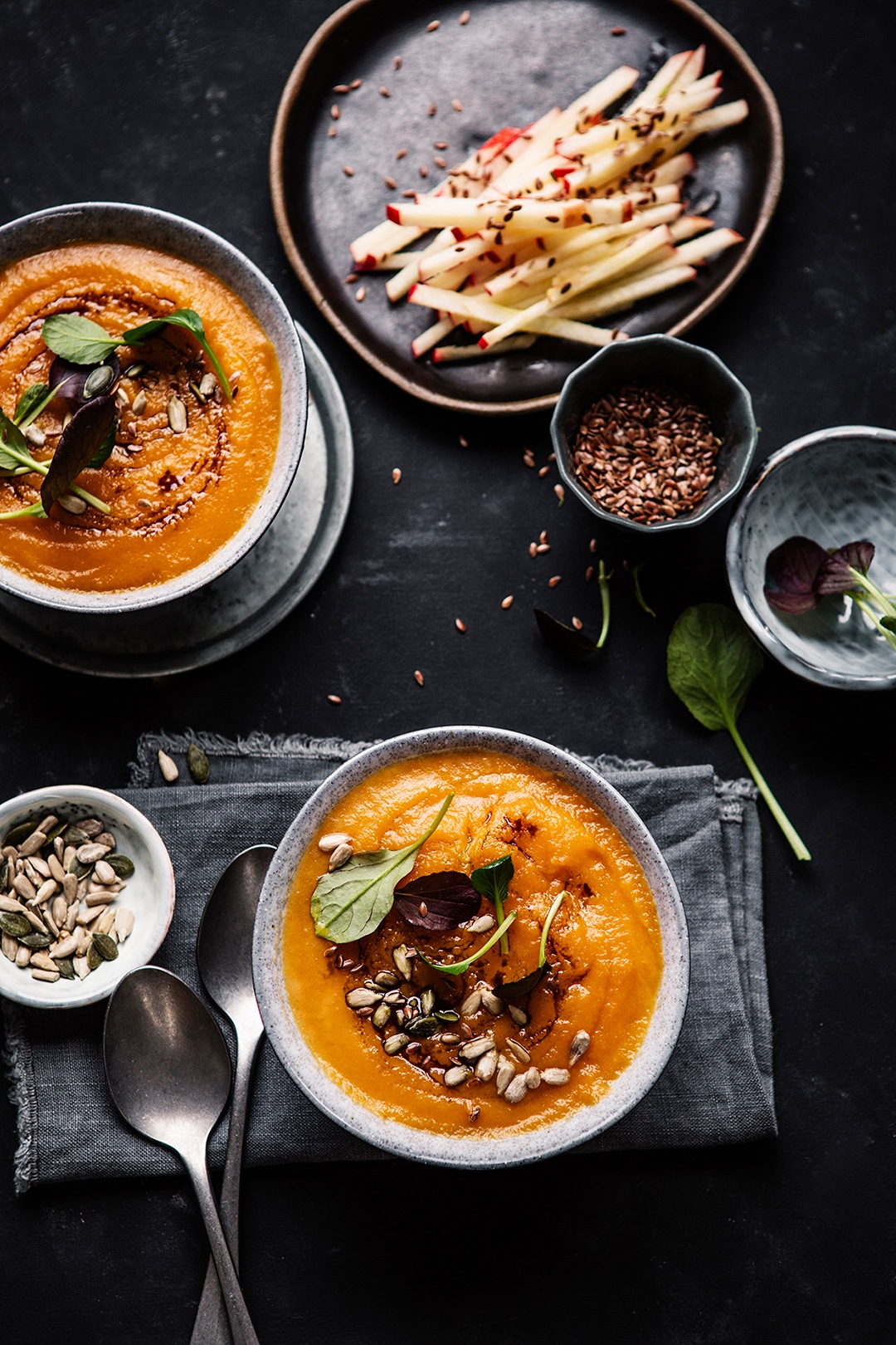 Eine Suppe kann eine sanfte Mahlzeit für Reizdarm Patienten sein. 