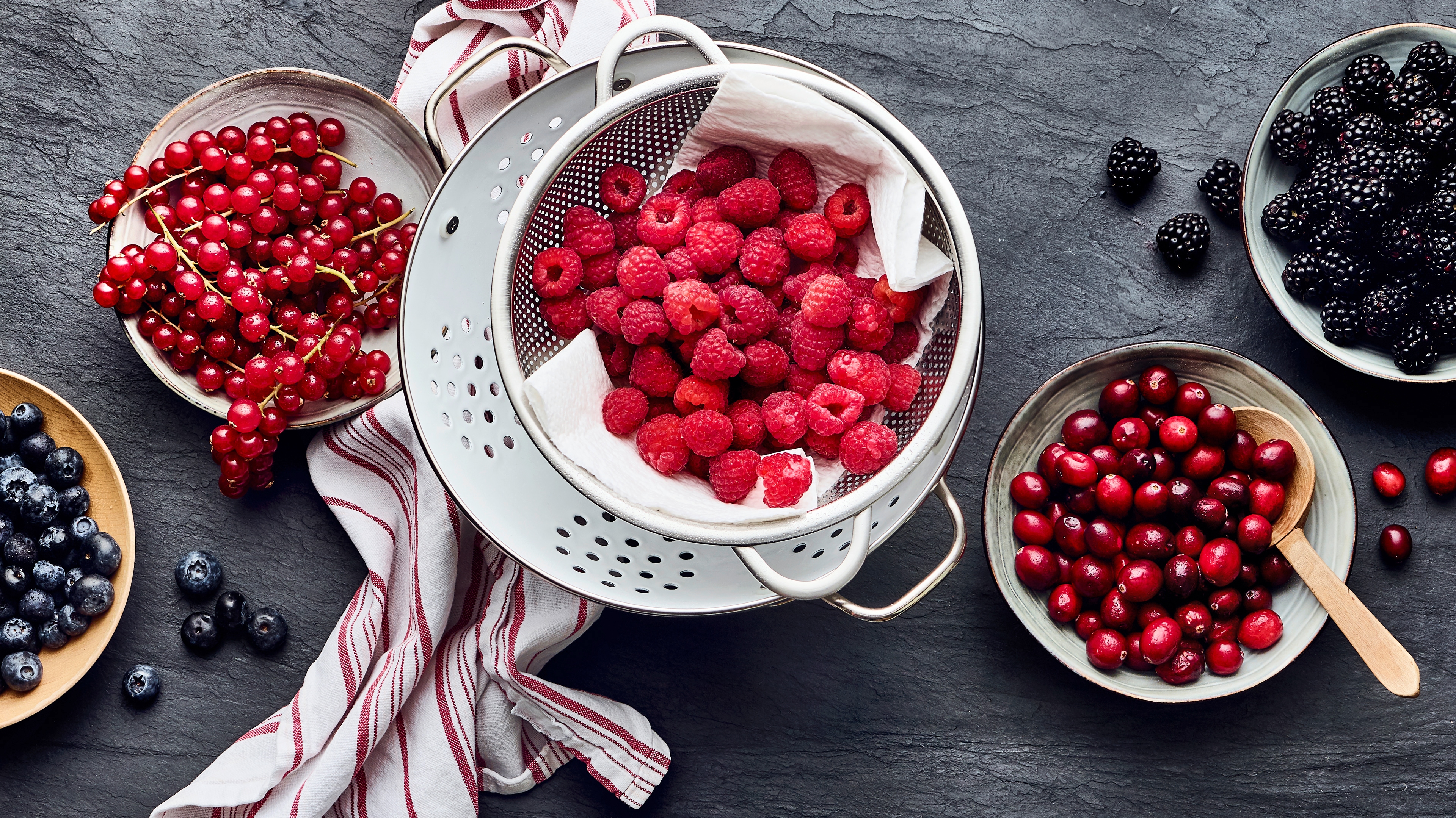 Beeren richtig waschen