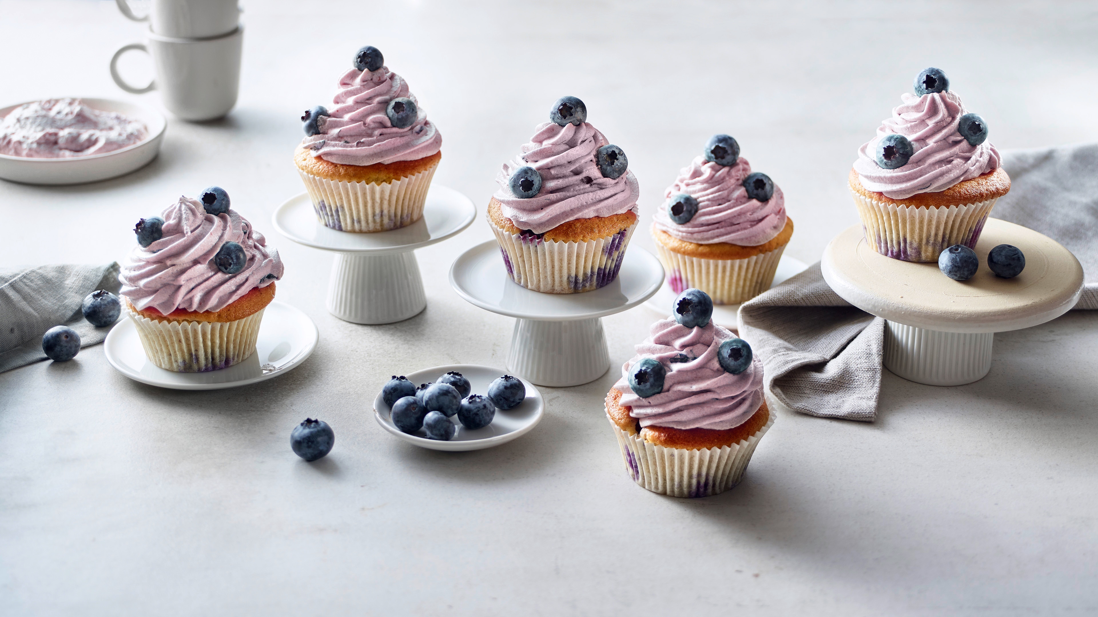 Blaubeer-Cupcakes