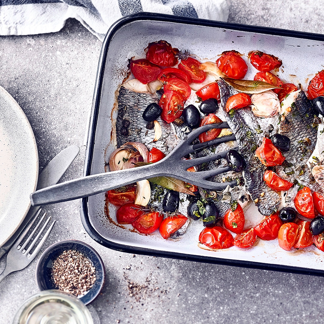 Doradenfilets aus dem Ofen