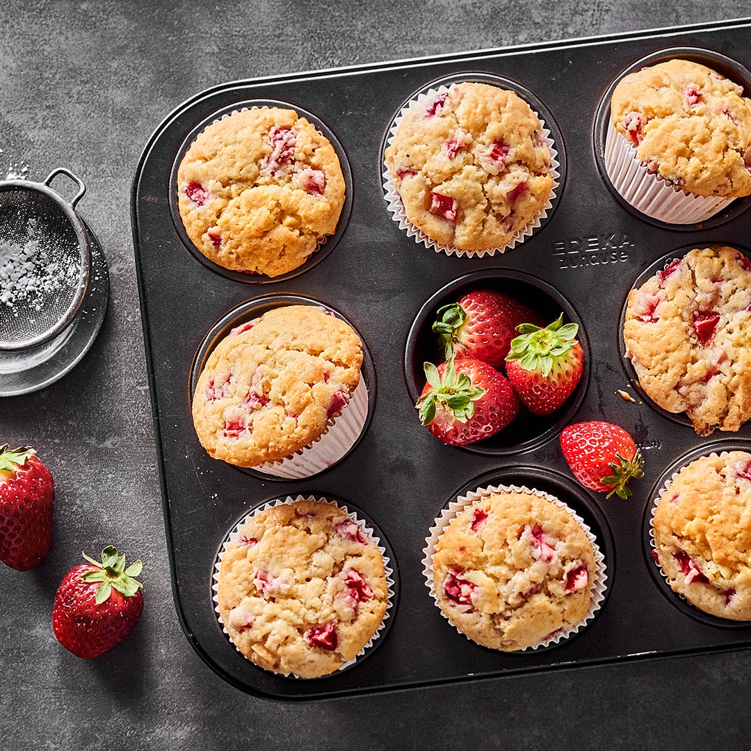Erdbeer Muffins
