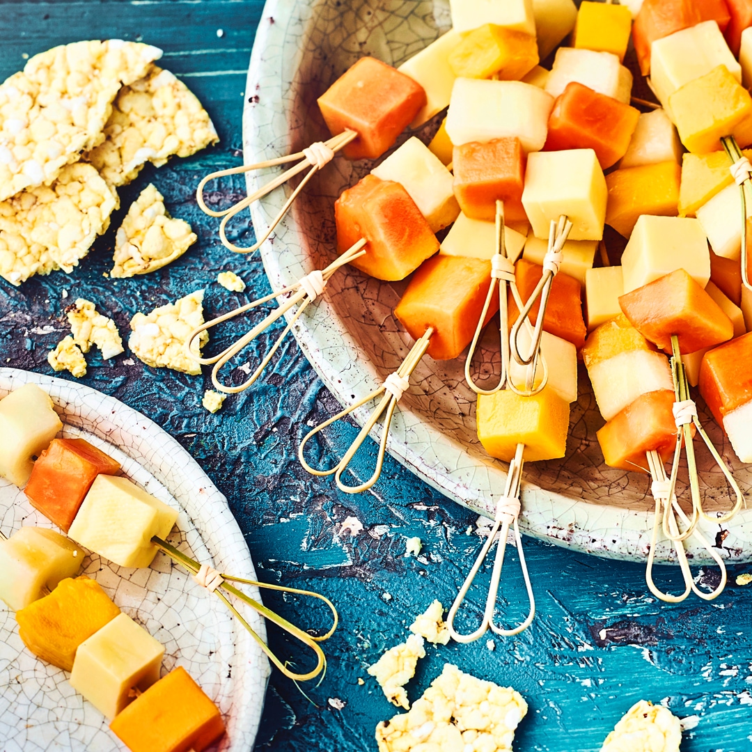 Exotische-Frucht-Kaese-Spiesse