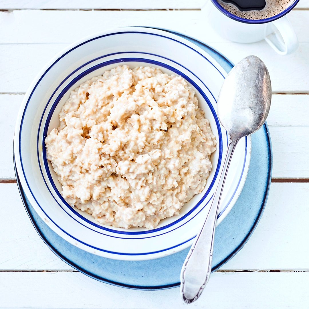 Hafer-MIlchbrei mit Apfel