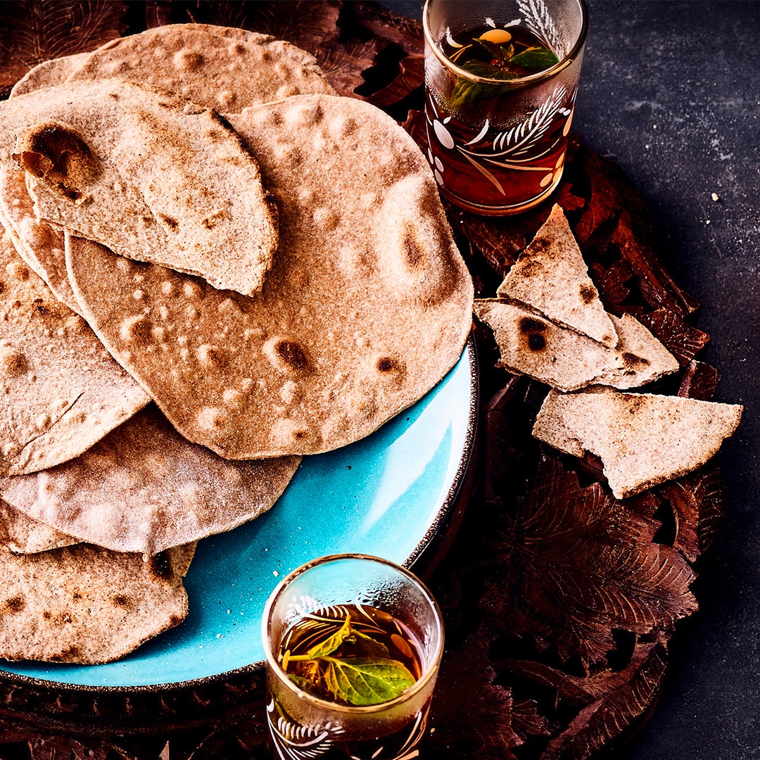 Indisches Fladenbrot Chapati