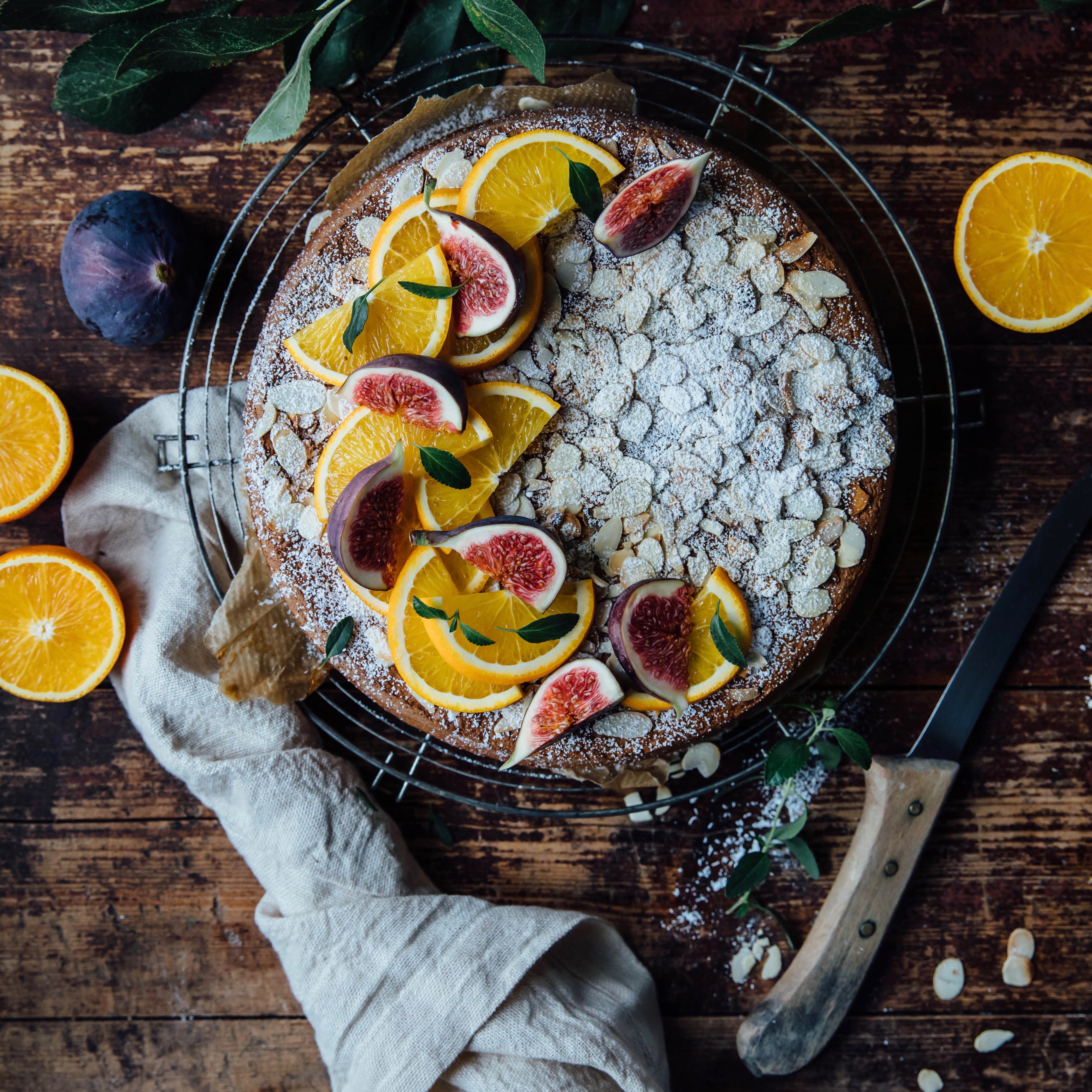 Orangen-Mandel-Kuchen