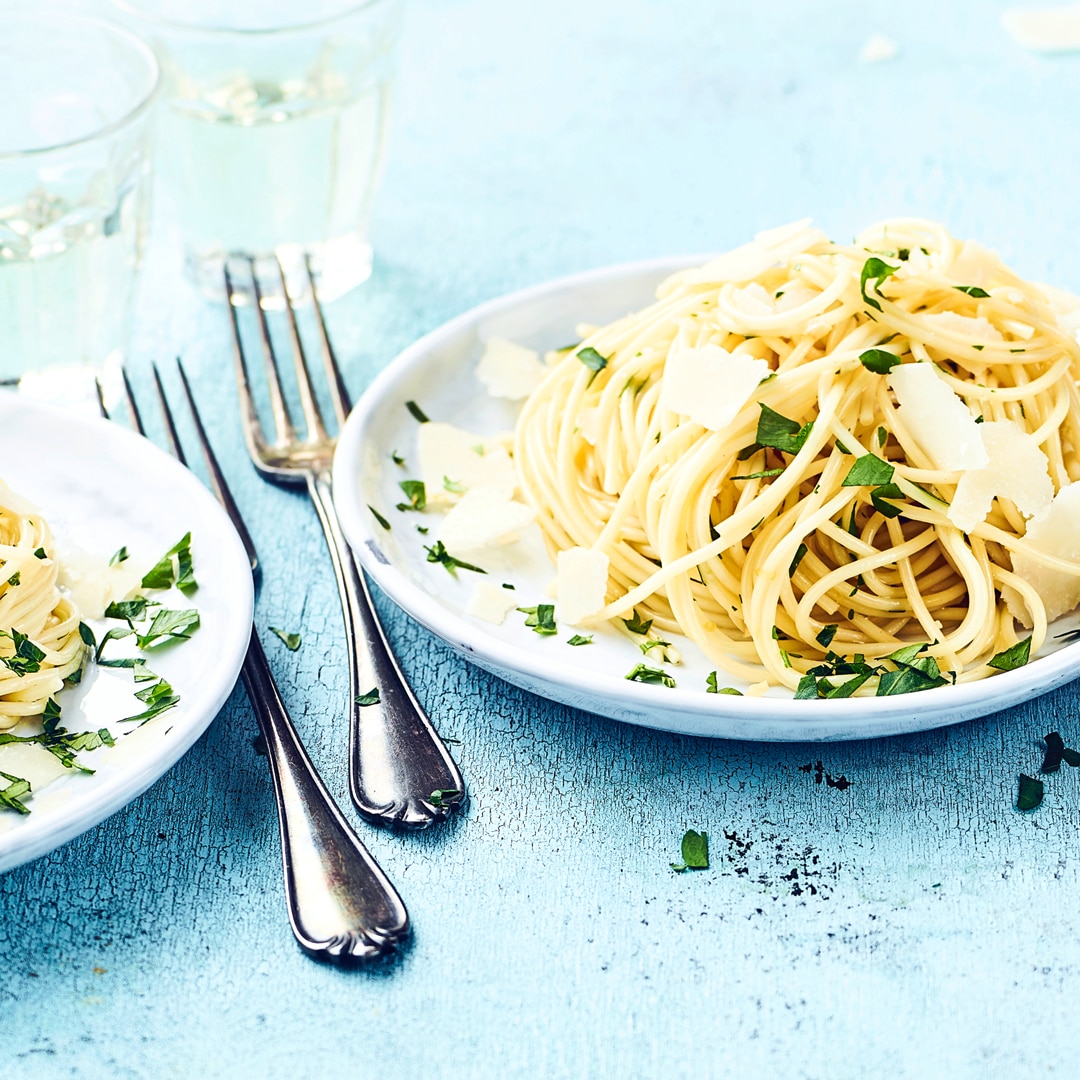 Entdecken Sie unser Rezept für Spaghetti aglio olio