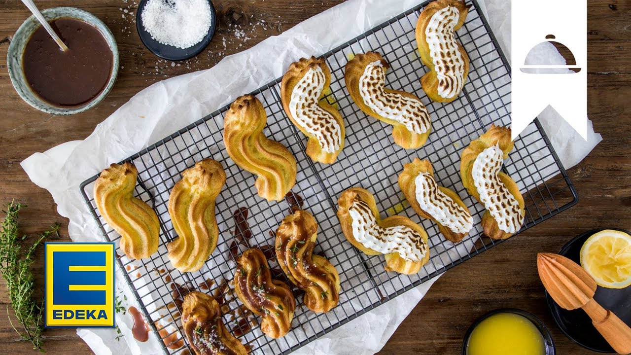 Brandteig-Rezepte für lockeres Gebäck mit Sahne, Creme und Früchten