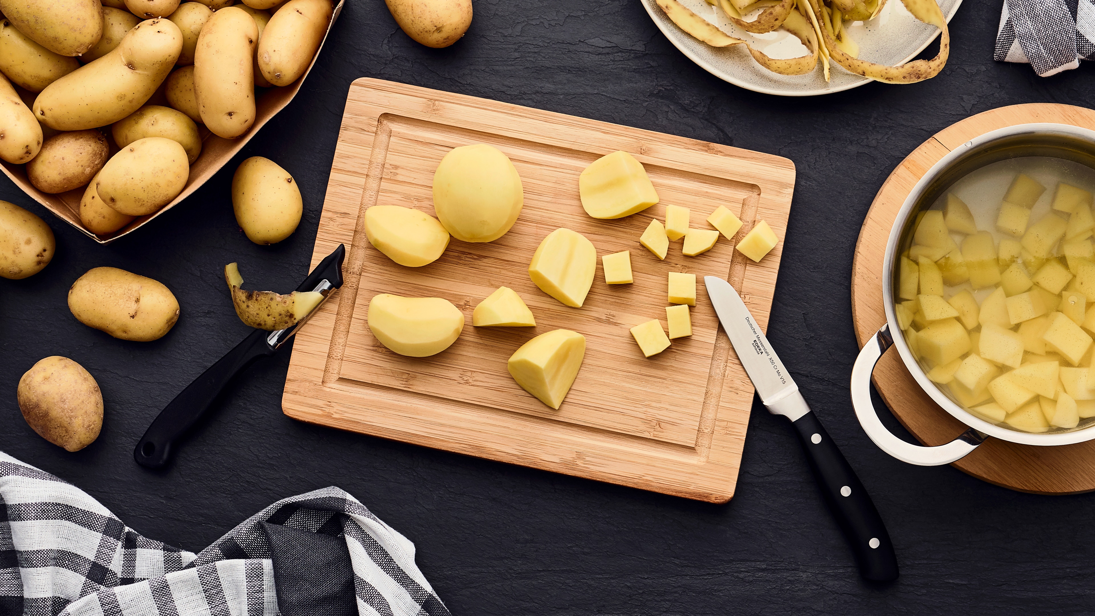 Garzeit von Kartoffeln verkürzen
