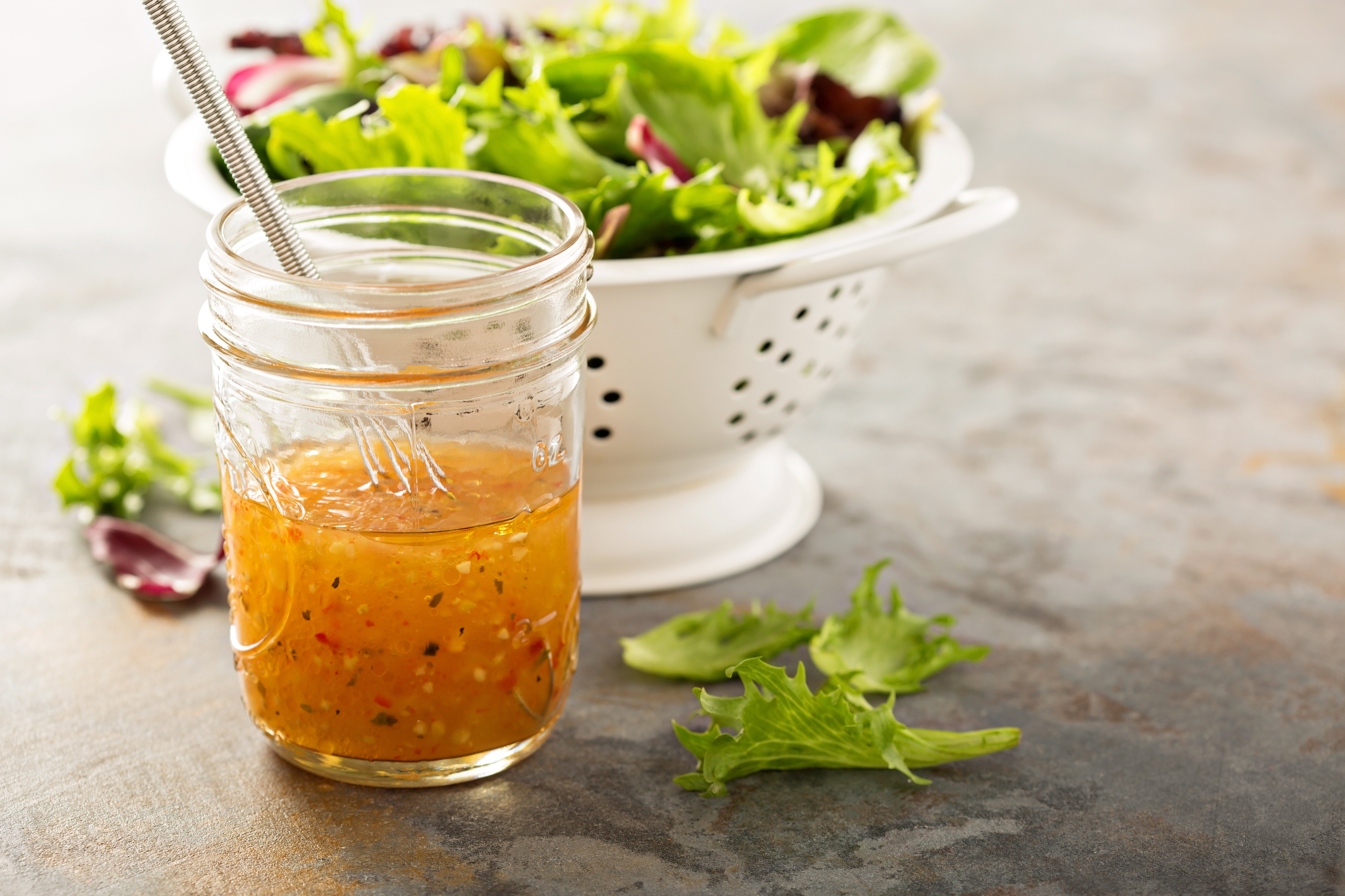 Salat mit Vinaigrette